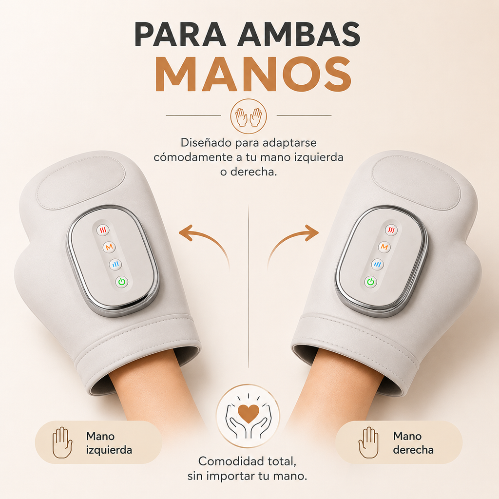 Guante Masajeador Para Artritis y relajación ( Sirve para ambas manos)
